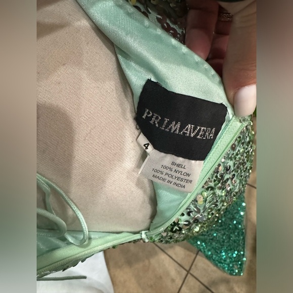 Primavera Couture 3916 Scoop neck ombré prom gown bridesmaid gown‎ party dress - Picture 7 of 8